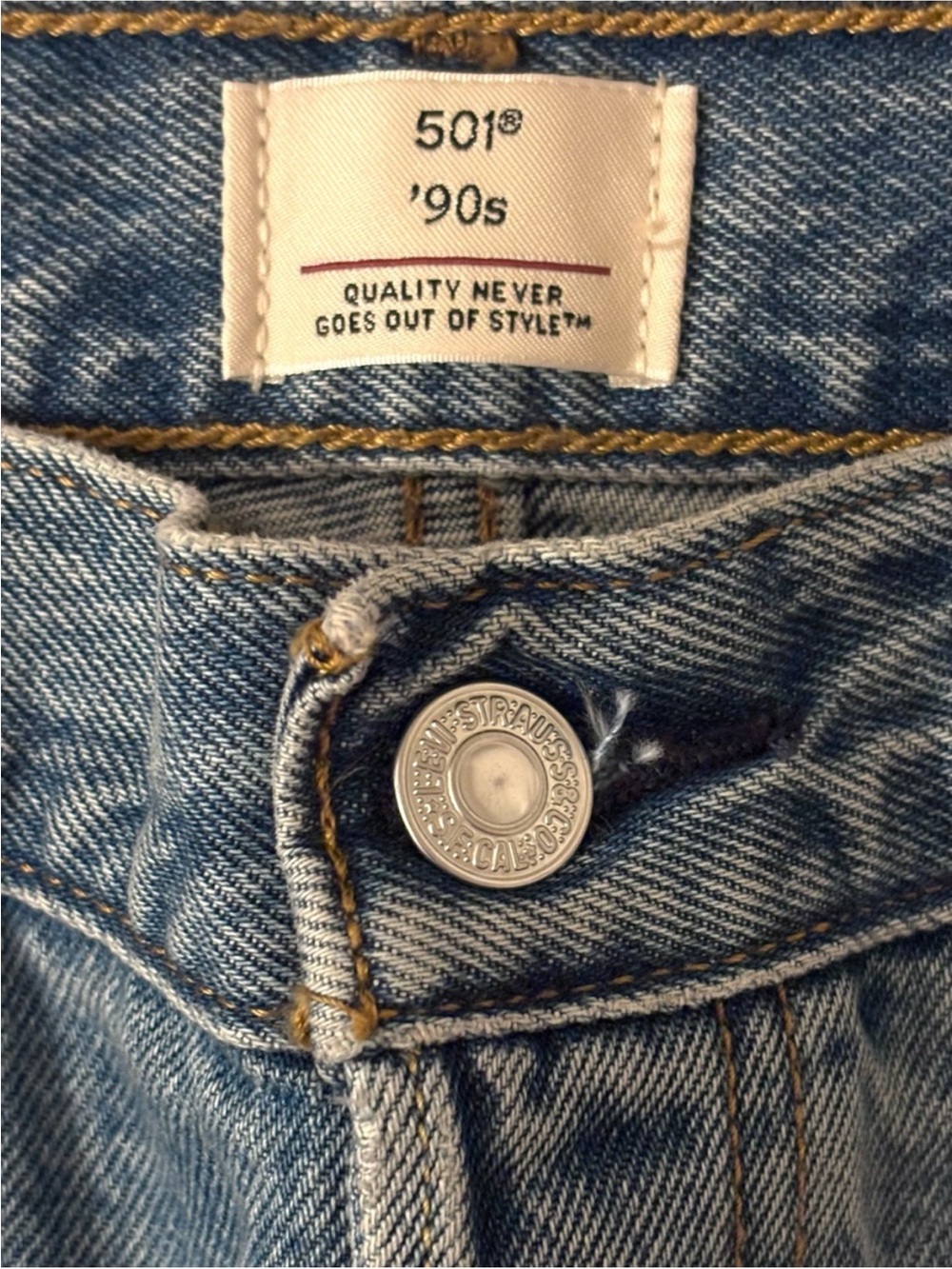 Levi’s Premium 501 ’90s Jeans Size W27 L30 - Picture 5 of 15